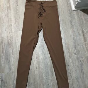 White Birch Womens “hot pants” Brown leggings